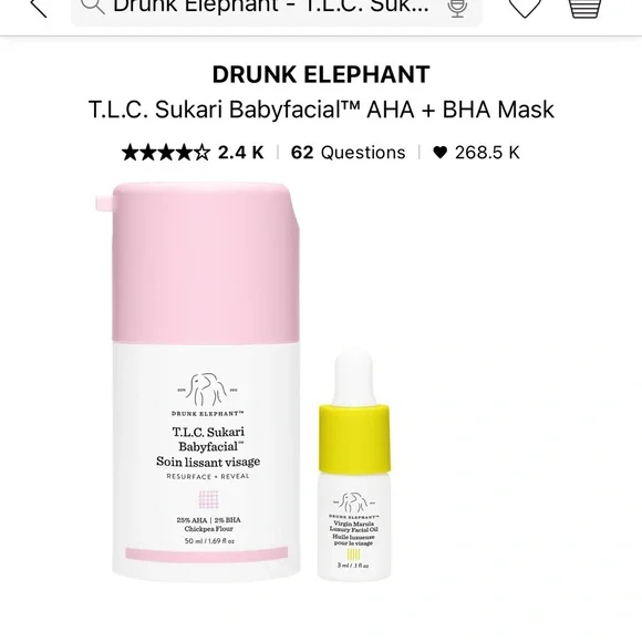 T.L.C Sukari Babyfacial 25%AHA 2%BHA